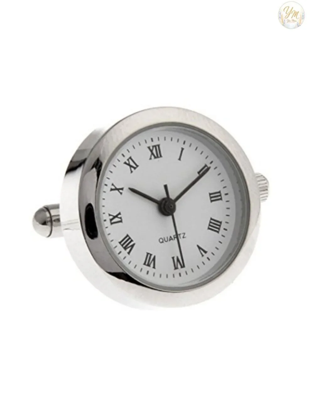 Real Working Watch Cufflinks for Men Gift Box Polishing Cloth